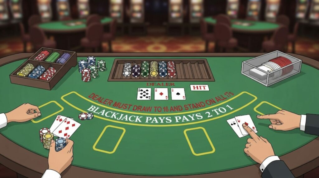 λάθη στο blackjack