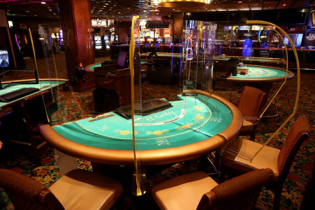 Κορωνοϊός καζίνο Λας Βέγκας τραπεζι blackjack 