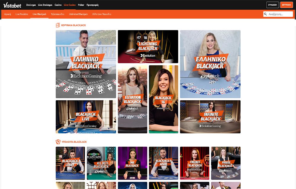 vistabet live casino
