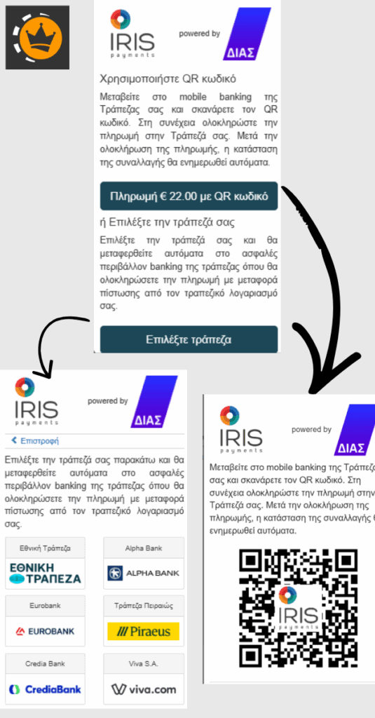 Casino δέχονται IRIS